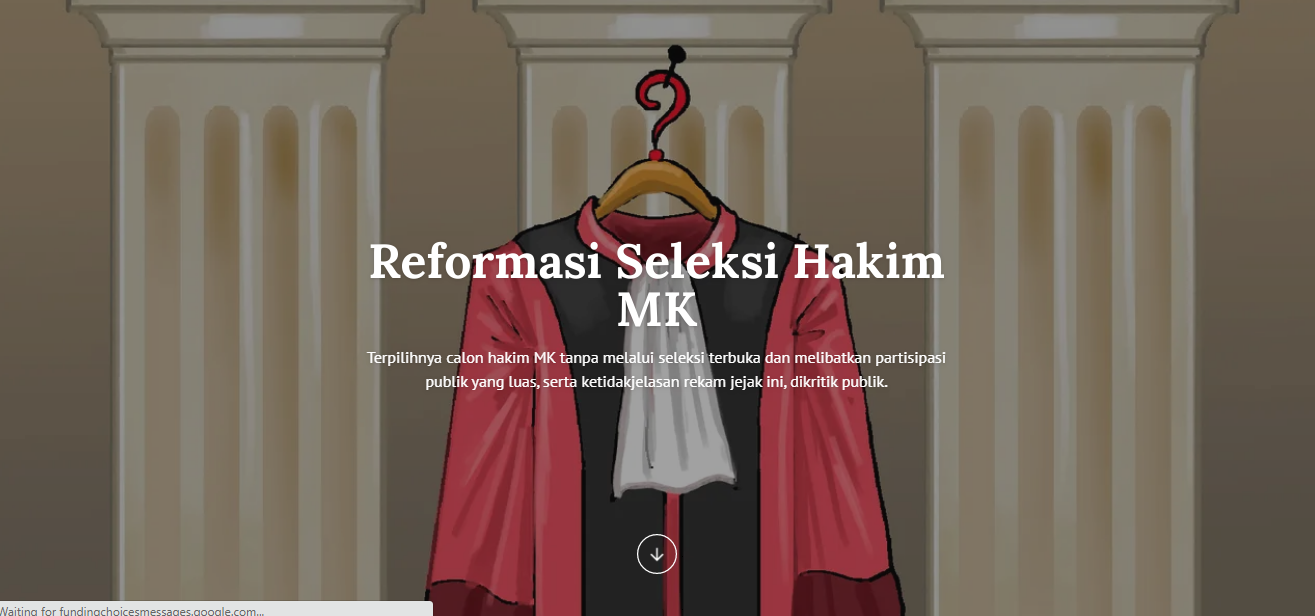Reformasi Seleksi Hakim MK